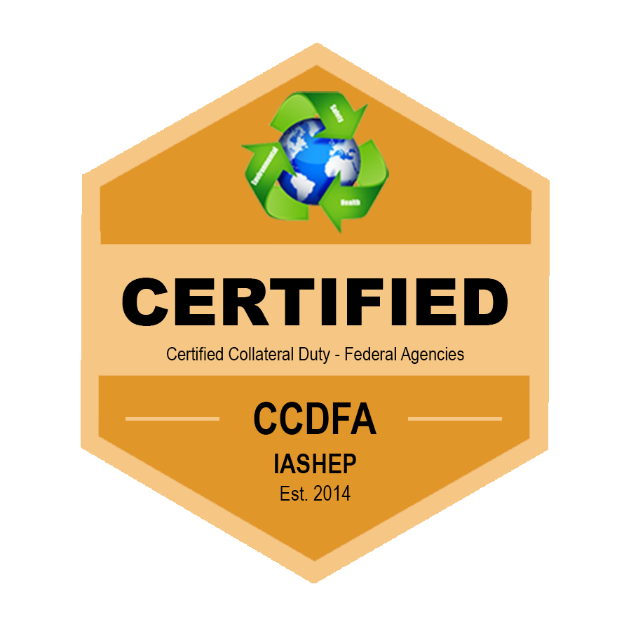 Certified Collateral Duty Course for Other Federal Agencies (CCDFA) badge